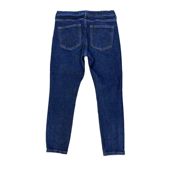 Everlane Women's Jeans Size 28 Blue Ankle Dark Wash Skinny Jean Mid Rise In EUC! - Picture 2 of 10